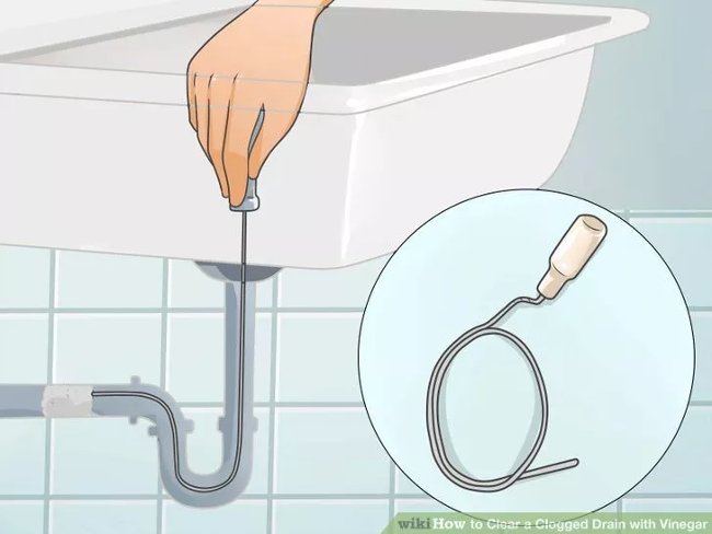 How to clear the drain hose when clogged with vinegar simple and effective Picture 7