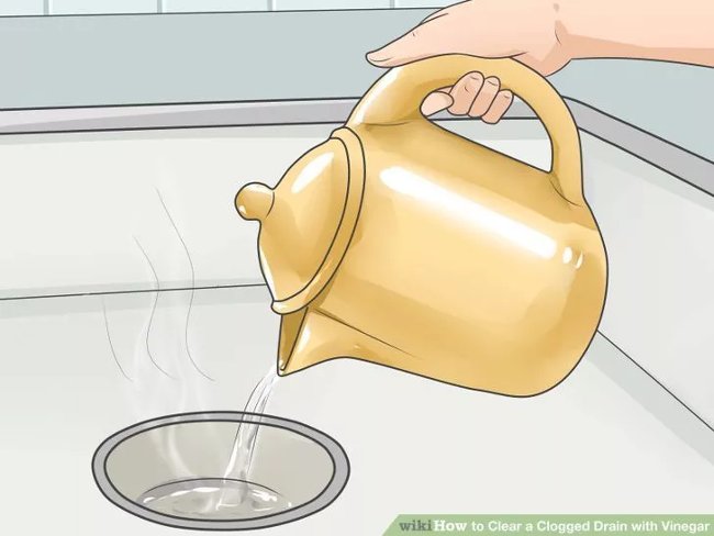How to clear the drain hose when clogged with vinegar simple and effective Picture 8