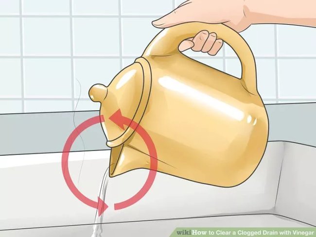How to clear the drain hose when clogged with vinegar simple and effective Picture 9