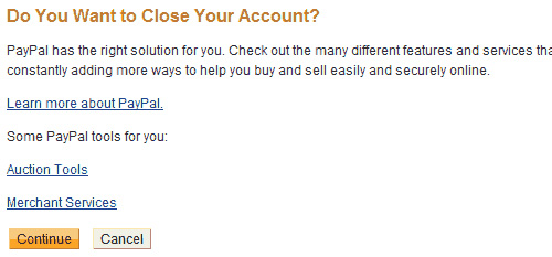 How to 'close' Paypal account? Picture 5