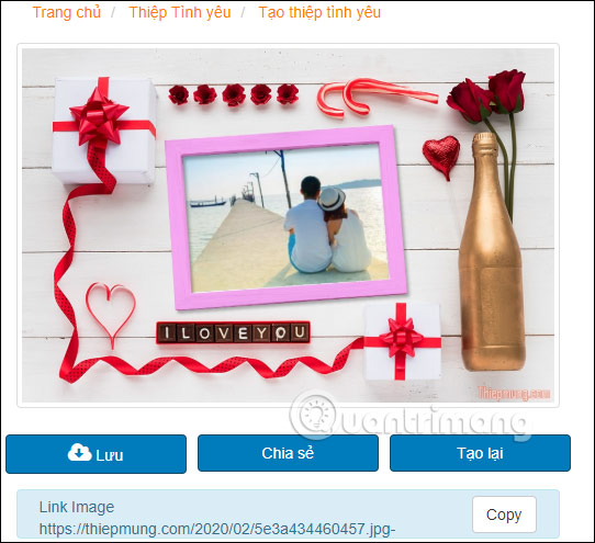 How to collage photos into Valentine frames Picture 4