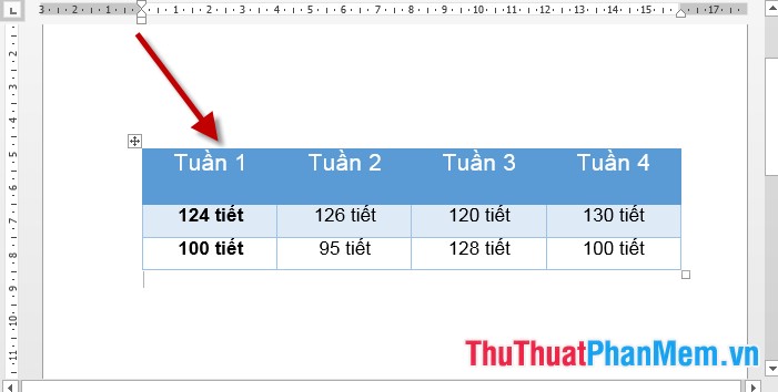 How to color cells, background colors for tables in Word Picture 2