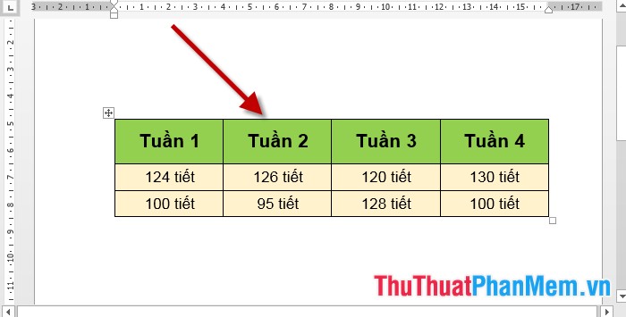 How to color cells, background colors for tables in Word Picture 7