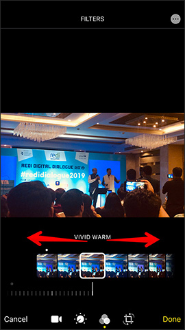 How to color video on iPhone Picture 5