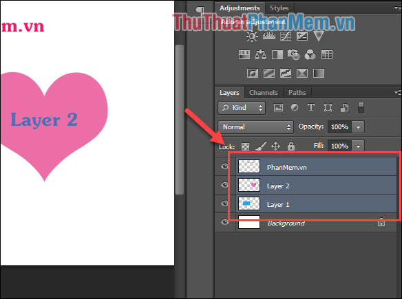 How to combine 2 or more layers in Photoshop Picture 5
