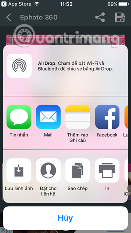 How to combine art 8/3 images with Ephoto 360 application Picture 14