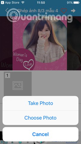 How to combine art 8/3 images with Ephoto 360 application Picture 5
