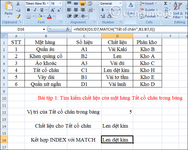 How To Combine Index And Match Functions In Excel 4561