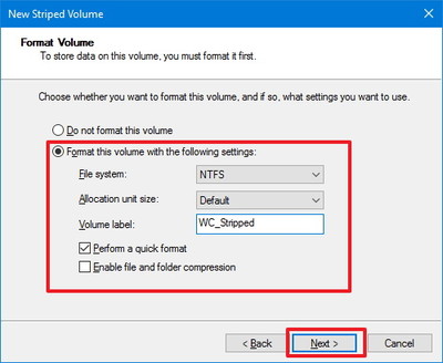 How to combine multiple hard drives into a Volume on Windows 10 Picture 5