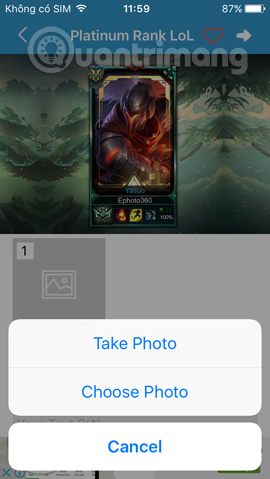 How to combine photos into the League of Legends game rating frame Picture 5
