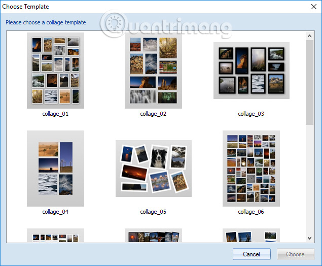 How to combine photos on software CollageIt Picture 5