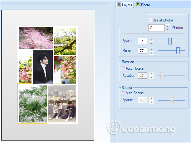 How to combine photos on software CollageIt Picture 9