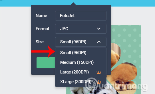 How to combine photos online on FotoJet for free Picture 11