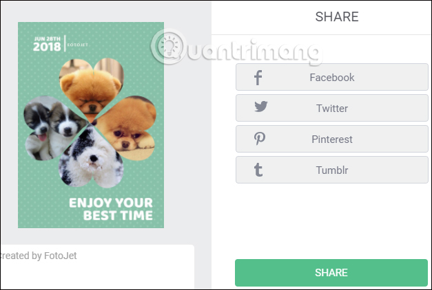 How to combine photos online on FotoJet for free Picture 12