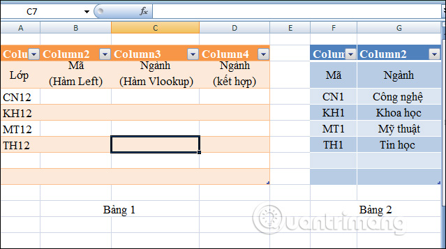 How to combine Vlookup function with Left function Picture 1