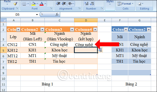 How to combine Vlookup function with Left function Picture 8