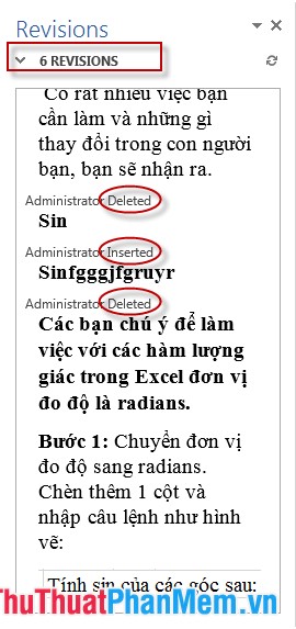 How to compare 2 documents in Word Picture 5