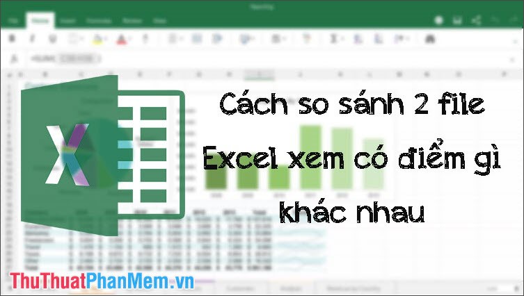 How to compare 2 Excel files to see if there is any difference Picture 1