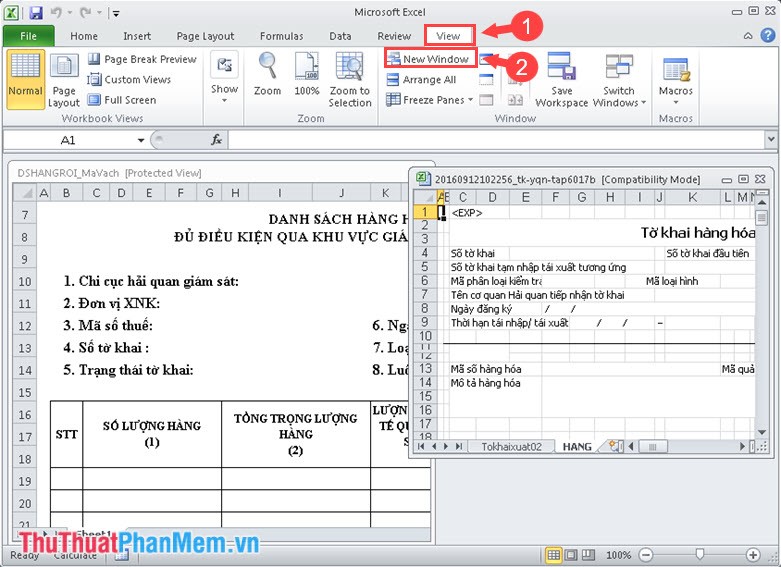 How to compare 2 Excel files to see if there is any difference Picture 2