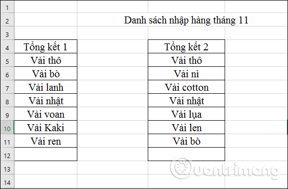 How to compare data on 2 Excel columns Picture 1