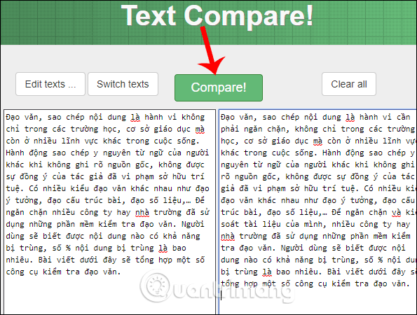 How to compare texts online Picture 5