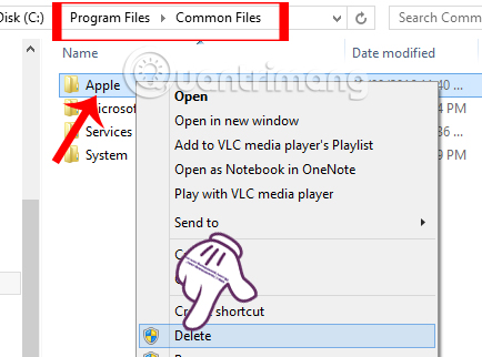 How to completely remove iTunes on your computer? Picture 7