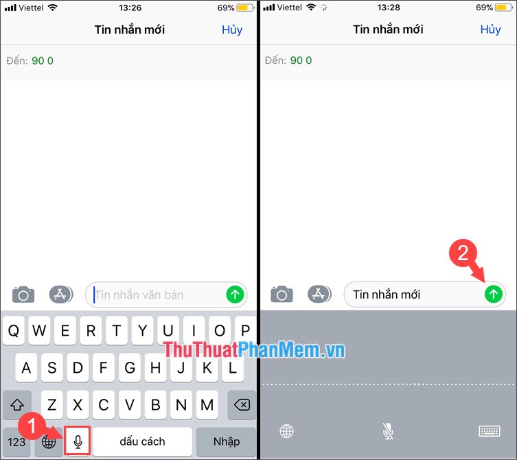 How to compose voice messages on iPhone, Samsung and Xiaomi phones Picture 5