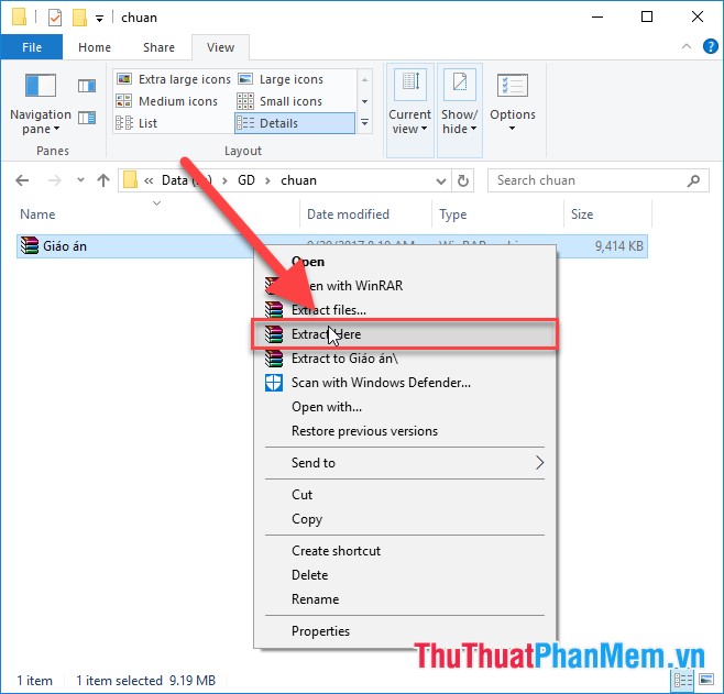 How to compress and decompress files with WinRAR on the computer Picture 12
