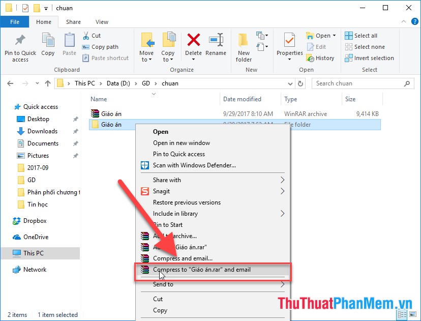 How to compress and decompress files with WinRAR on the computer Picture 7