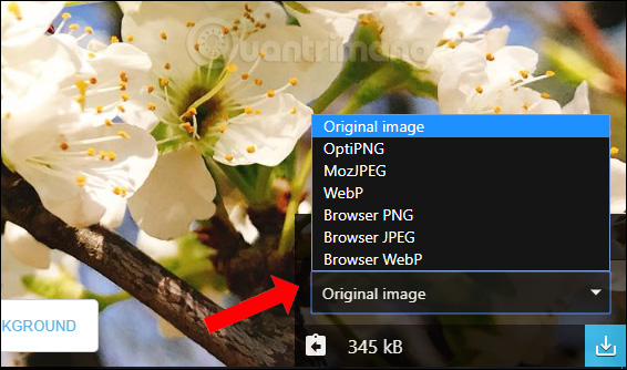 How to compress photos on Squoosh online Picture 3