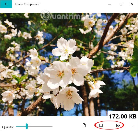 How to compress photos on Windows 10 Compressor image application Picture 6