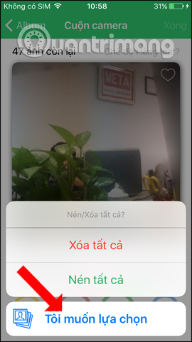 How to compress photos, videos increase iPhone capacity Picture 4