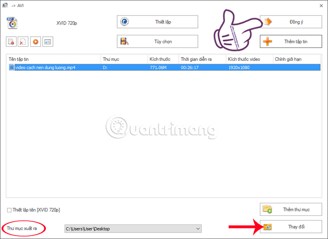 How to compress video capacity by Format Factory Picture 12