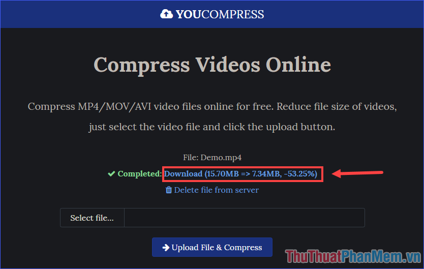 how to compress a video for free