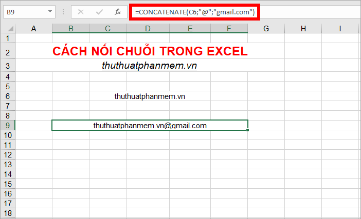 How to concatenate strings in Excel Picture 9