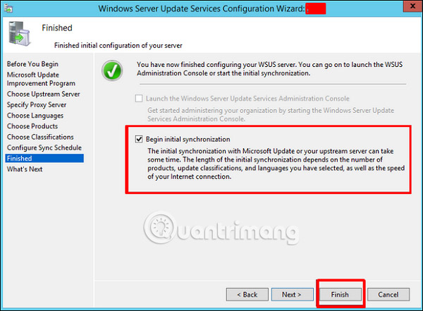 How to configure and adjust WSUS in Windows Server 2012 Picture 8