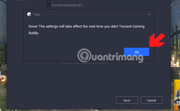 How to configure PUBG Mobile VNG to HD on Tencent Gaming Buddy Picture 4