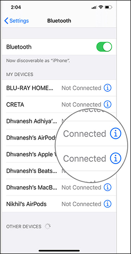 How to connect 2 AirPods to iPhone to share music Picture 5