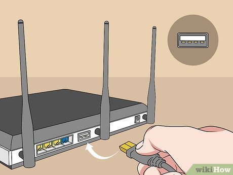 connect usb printer to router