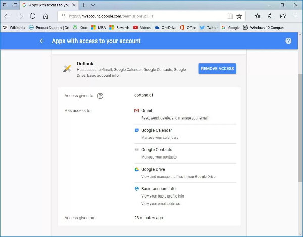 How to connect Gmail account with Cortana on Windows 10 Picture 7