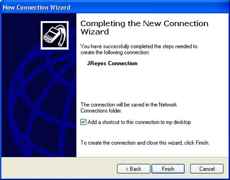How to connect to a VPN server from Windows XP Picture 10