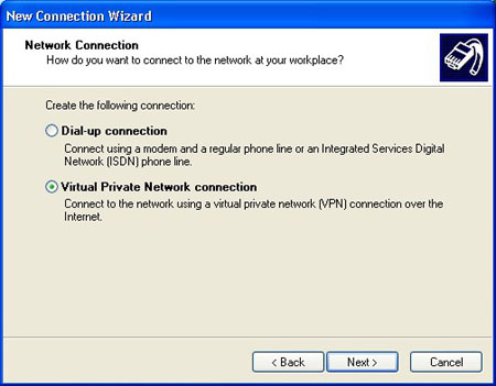 How to connect to a VPN server from Windows XP Picture 5