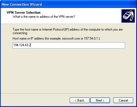 How to connect to a VPN server from Windows XP Picture 8