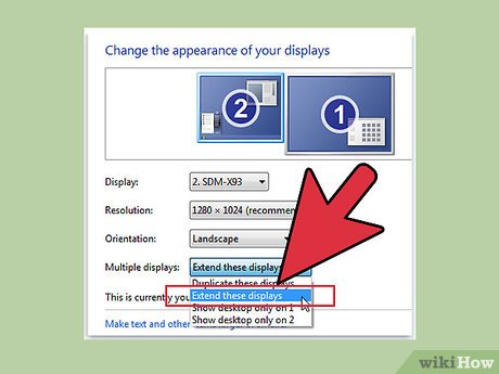 How to Connect Two Monitors in Windows 7 Picture 9
