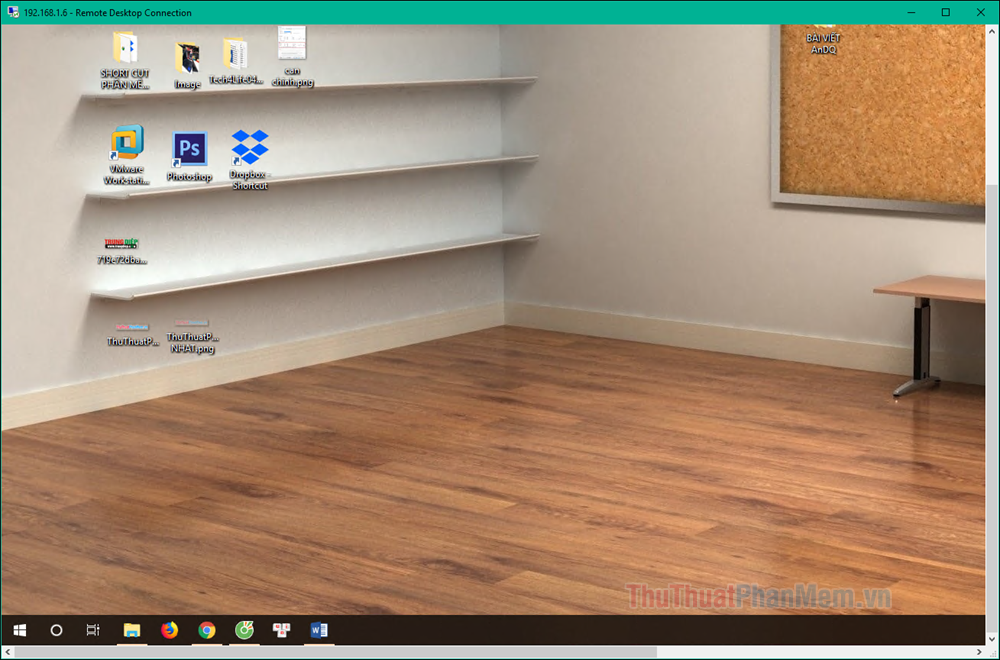 How to control a computer in LAN with Remote Desktop is available in Windows 10 Picture 12