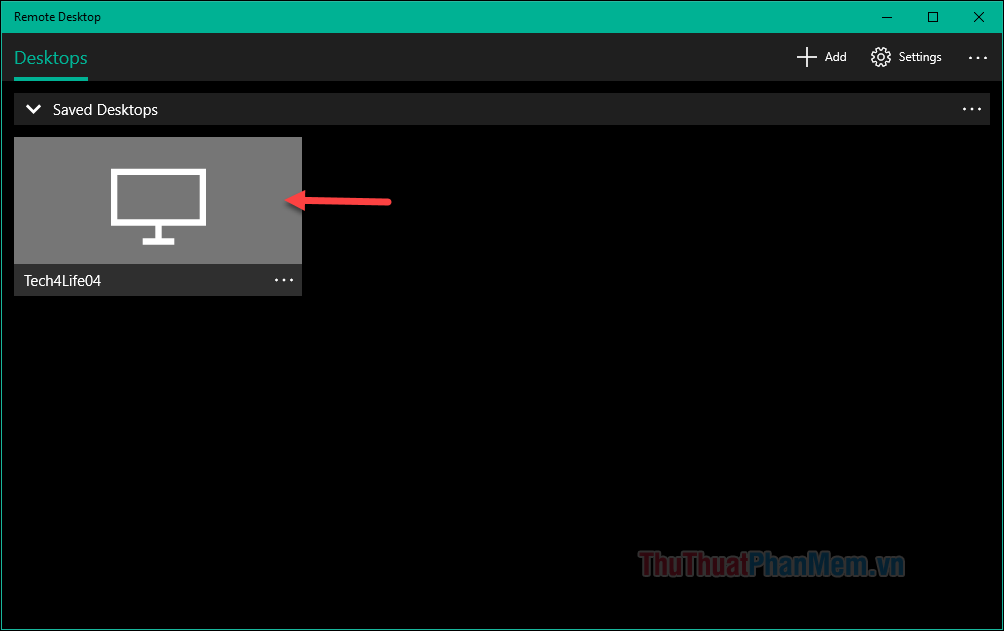 How to control a computer in LAN with Remote Desktop is available in Windows 10 Picture 16