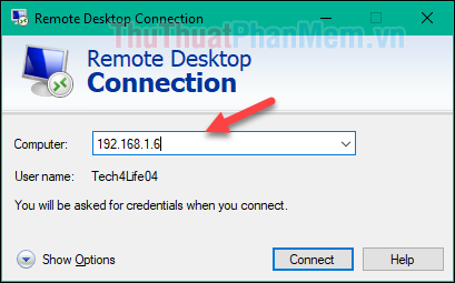 How to control a computer in LAN with Remote Desktop is available in Windows 10 Picture 9