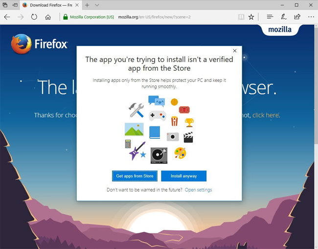 How to control application installation on Windows 10 Creators Update Picture 5