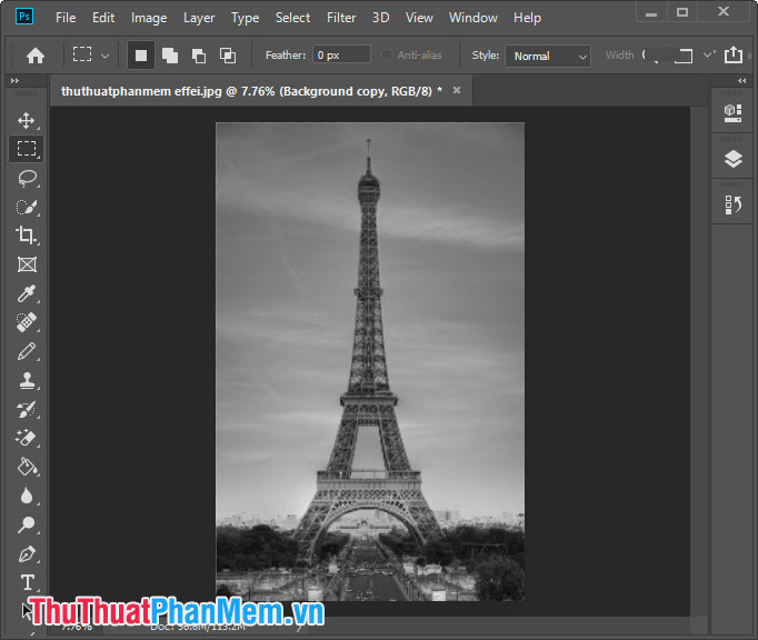 How to convert a color image to black and white using Photoshop Picture 8
