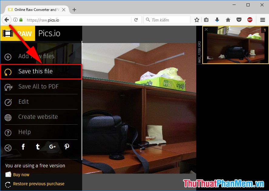 How to convert a CR2 file to JPG online Picture 11